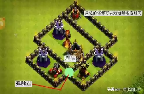 部落冲突女王阵容搭配攻略(5本部落战防御最强阵型)插图5