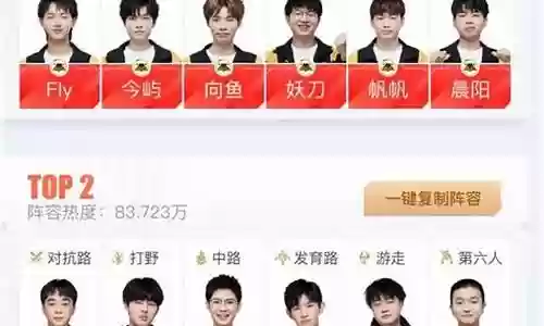 狼队阵容搭配表格插图