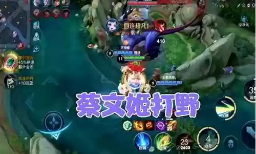 蔡文姬打野离谱阵容搭配插图