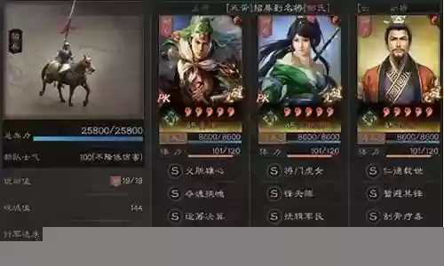 蜀骑阵容加点搭配插图