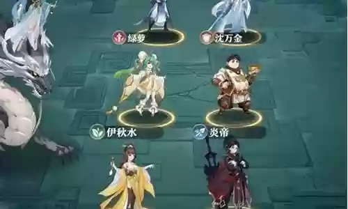 平民玩家阵容搭配图表插图
