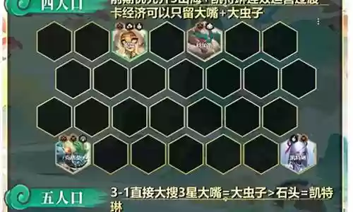 山海阵容搭配顺序