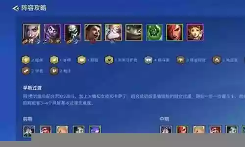 炼金科技阵容搭配2022