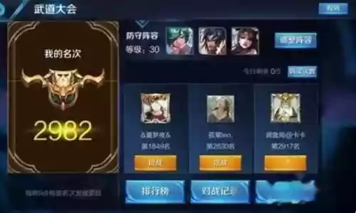 王者荣耀武道光明阵容搭配