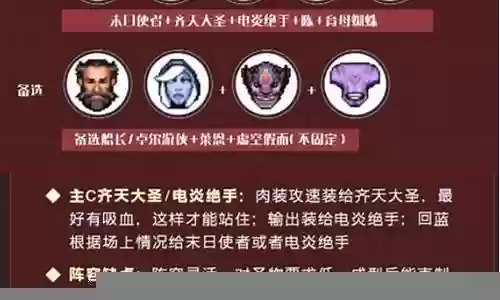 无面最强阵容搭配插图