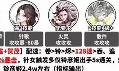阴阳师开箱阵容搭配插图