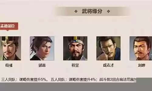 郭嘉战棋版阵容搭配图