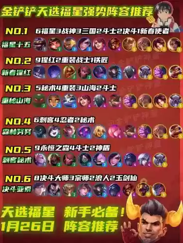 福星版本阵容推荐好玩阵容插图1