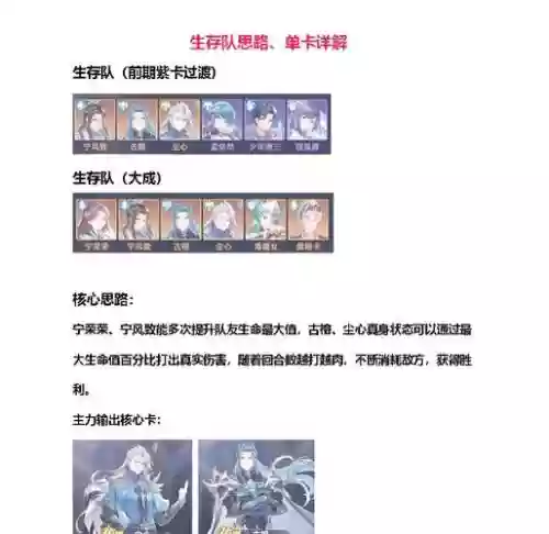 生存无主阵容_1插图