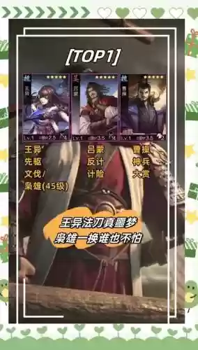 率土之滨实用阵容搭配插图1