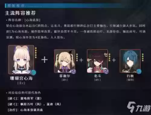 心海阵容搭配高额输出阵容插图