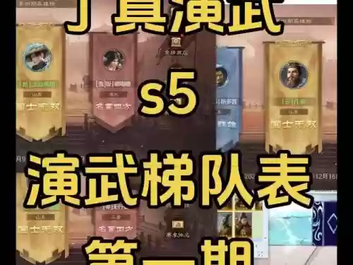 武王天梯阵容插图1