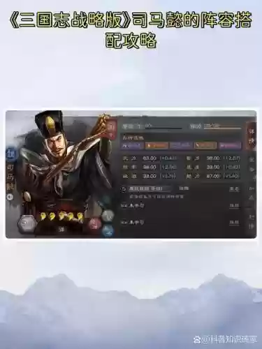三国志赵云司马懿阵容搭配