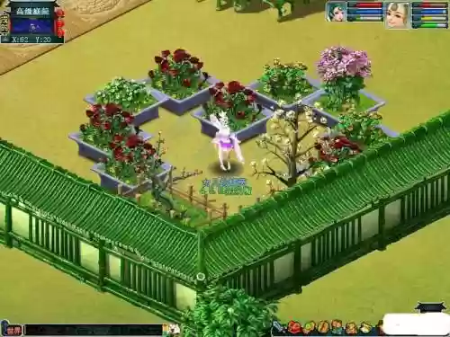 梦幻西游新区养花插图