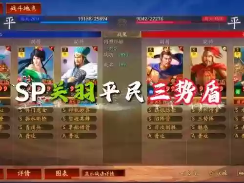 三国演义关羽阵容搭配