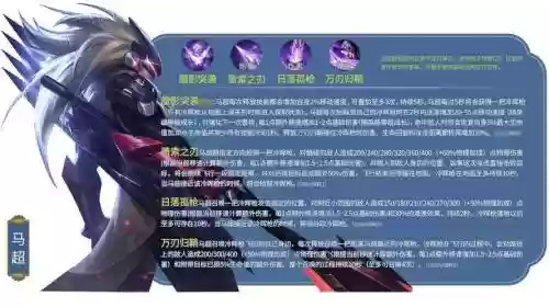 乱世王者马超用哪一些技能插图1