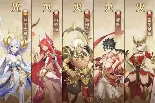 闪烁火系阵容插图