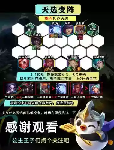 jcc最新阵容插图