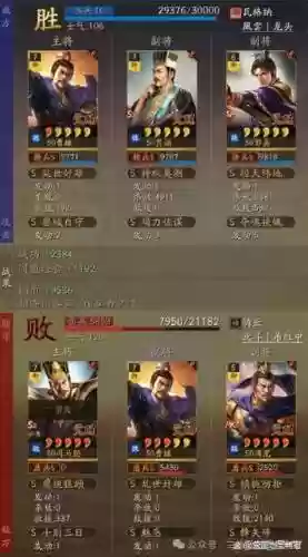新版横扫千军阵容搭配插图1