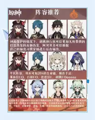 胡桃武器阵容搭配插图1