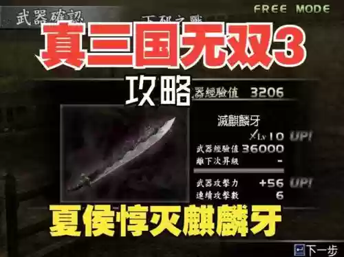 无双10级武器属性插图