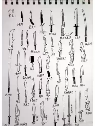 用铅笔画的古代武器_1插图