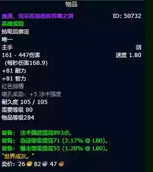 70级耐力术士装备插图