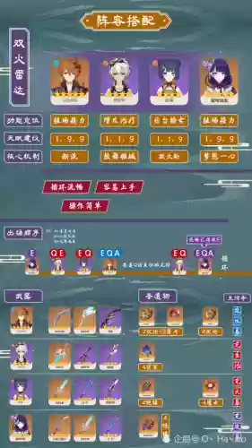 公子阵容武器搭配_1插图
