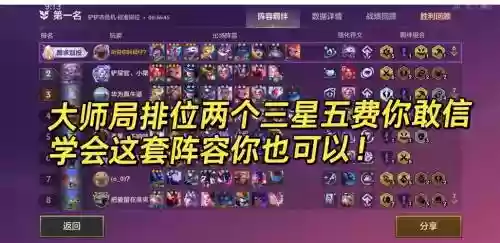 巅峰三星阵容搭配图插图1
