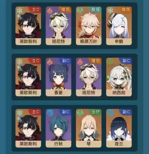 不会搭配阵容插图