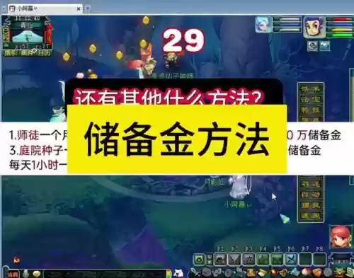 梦幻西游如何调储备金模式插图1