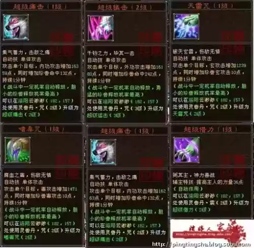 天龙八部3宠物打技能技巧_1插图