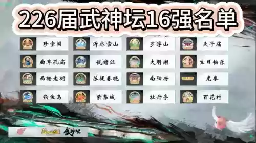 梦幻西游133武神坛16强，梦幻西游武神坛183插图