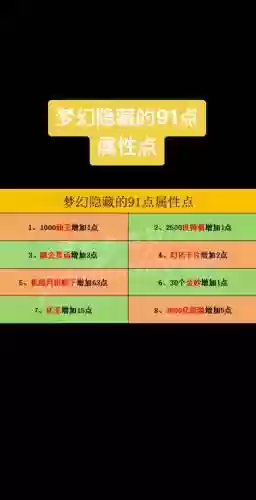 梦幻西游开到满特性几率，梦幻西游特性满属性大全插图1
