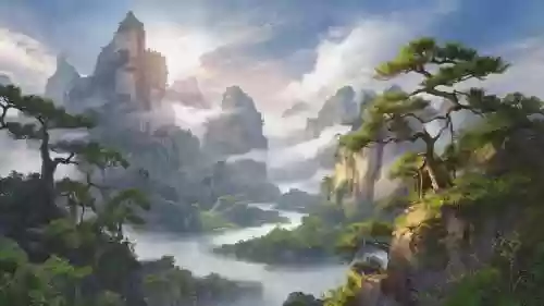 梦幻西游山画卷，梦幻西游 山水图卷插图1