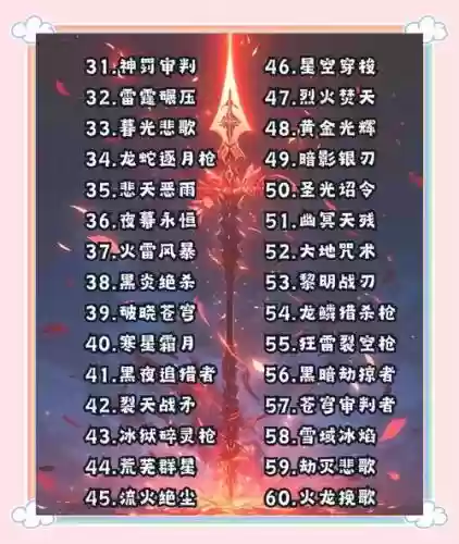 传世上古武器，传世武器名字大全插图