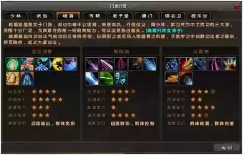 九阴真经峨眉武技攻略，九阴真经峨眉武学搭配插图