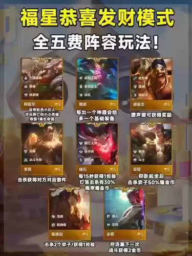 金铲铲下棋攻略阵容搭配，金铲铲棋子图鉴插图1