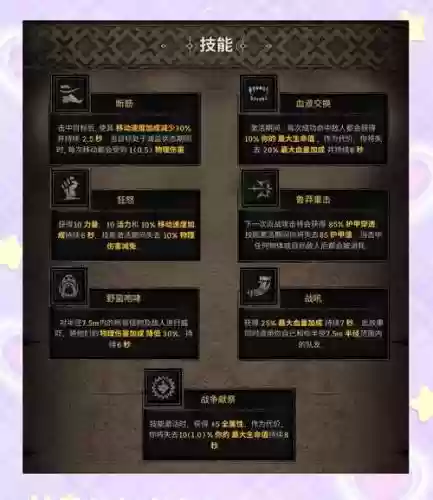 蛮人的技能有哪些，蛮人什么意思插图1