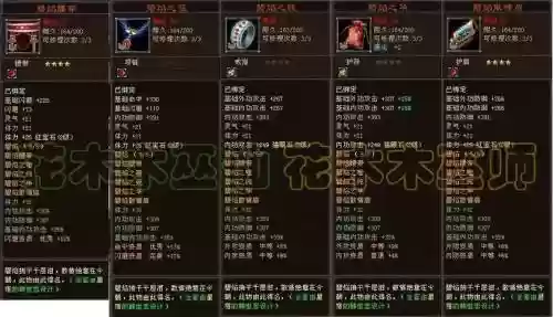 天龙八部八星装备6，天龙八部8星装备
